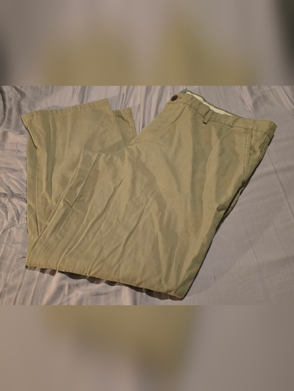 Falls Creek Men's Tan Chinos - Classic Straight Leg